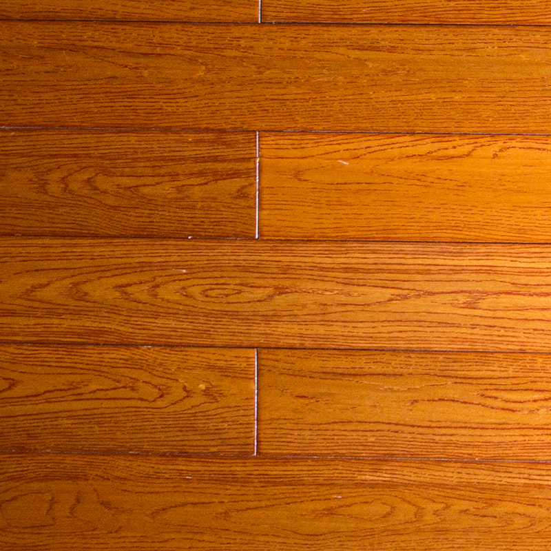 Oak Light Brown Yellow Matte Solid Wood Flooring