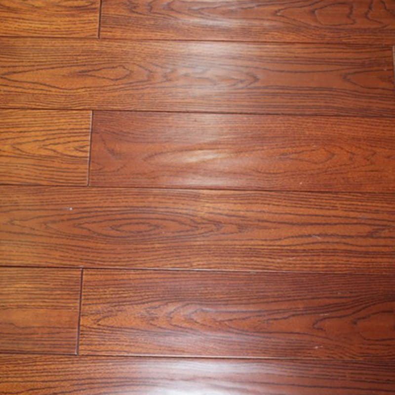 Oak Dark Brown Vintage High Gloss Solid Wood Flooring