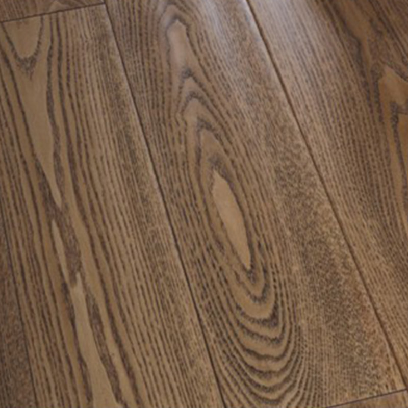 Puting Abo Madilim na Kayumanggi UV Lacquered Solid Wood Flooring