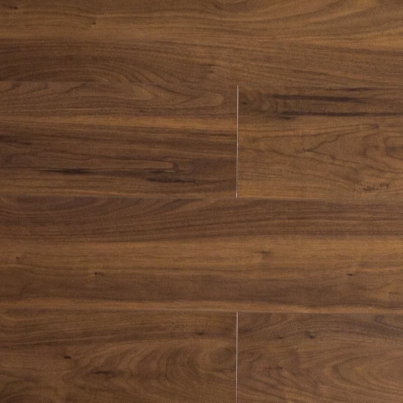 Multi-Layer Dark Brown Walnut Mountain Grain Brushed Click Lock Engineered Wood Flooring