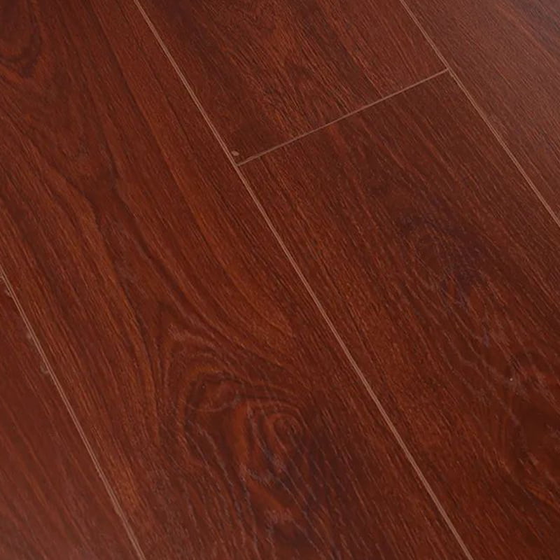 Multi-Layer Deep Red Oak Mountain Grain Matte Click Lock Engineered Wood Flooring