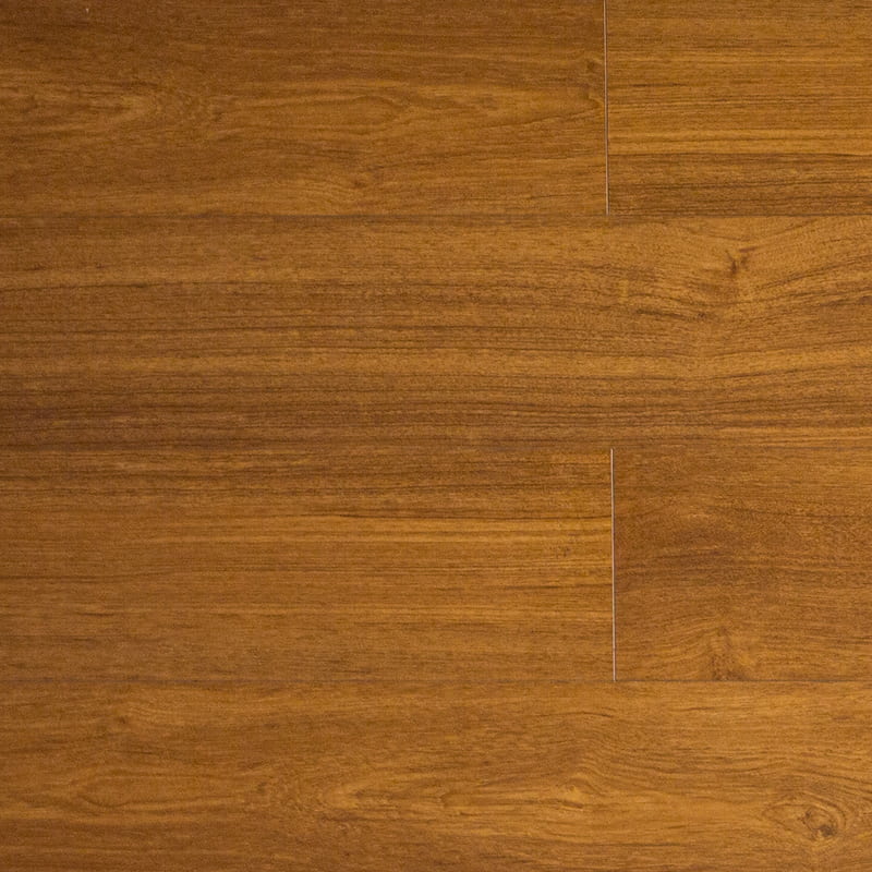 Multi - Ply Teak Warm Yellow Hand - scraped Click Engineered Wood Flooring (1220×196×15mm)