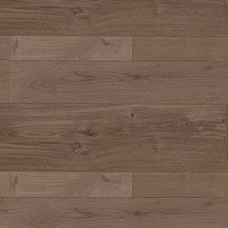 12mm Premium Laminate Light Oak Wood Grain Smooth Surface Click Floor