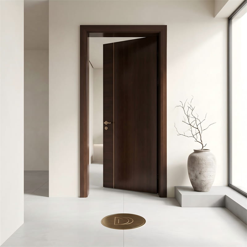 Warm Walnut Natural Veneer Door