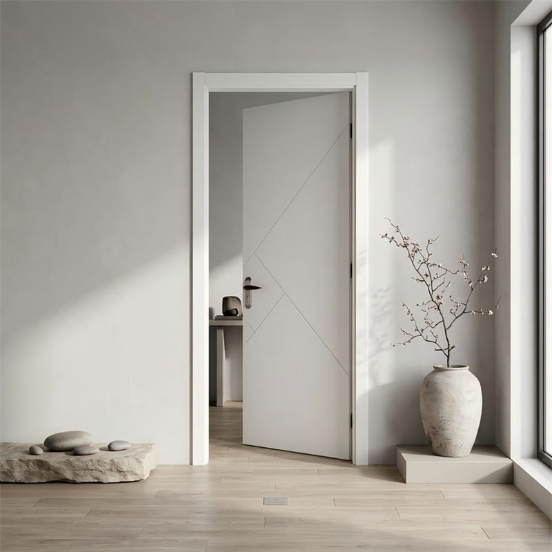 Purong White Maple Veneer Door