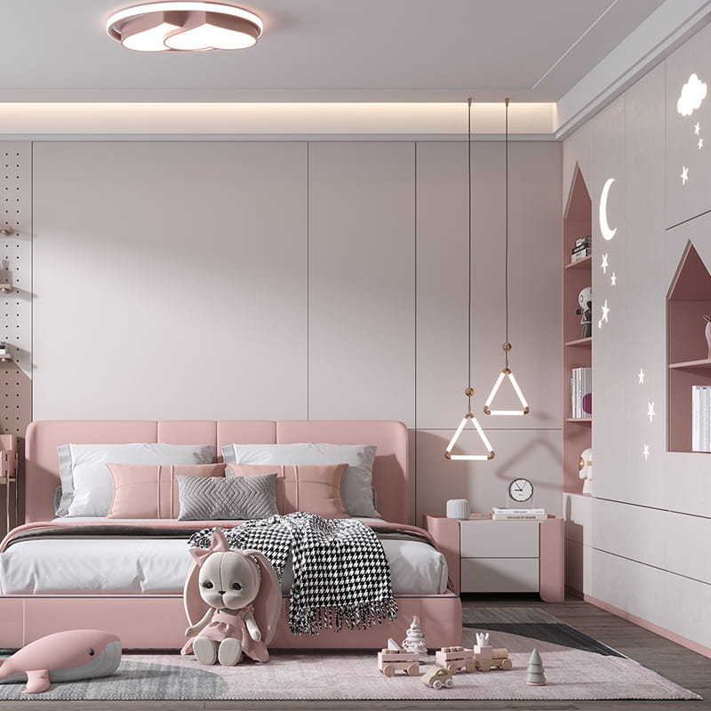 Starlight Creamy French Curved Minimalist Bespoke Girls Room